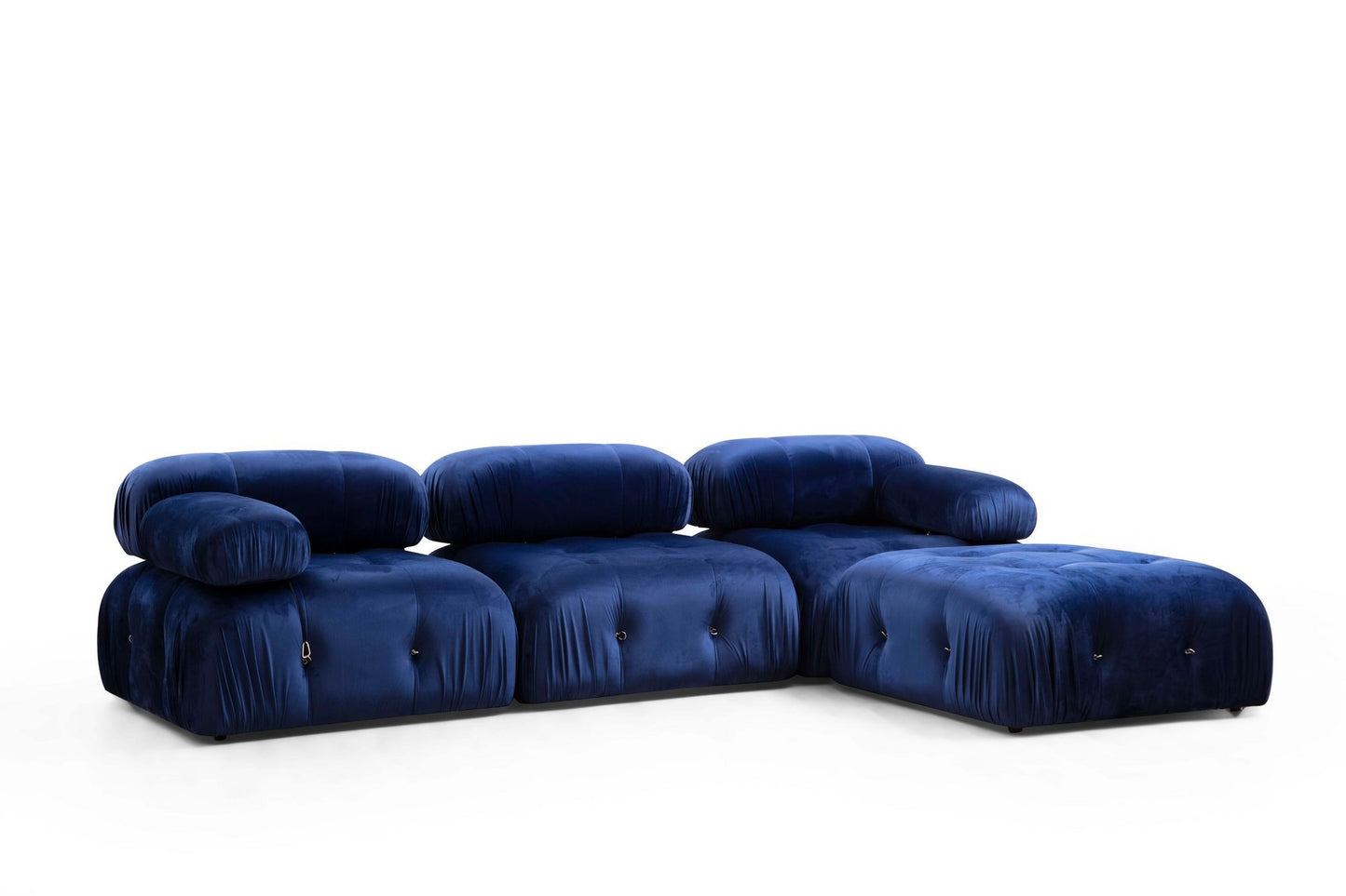 Sofa, Plava, Bubble 1R - Velvet Blue