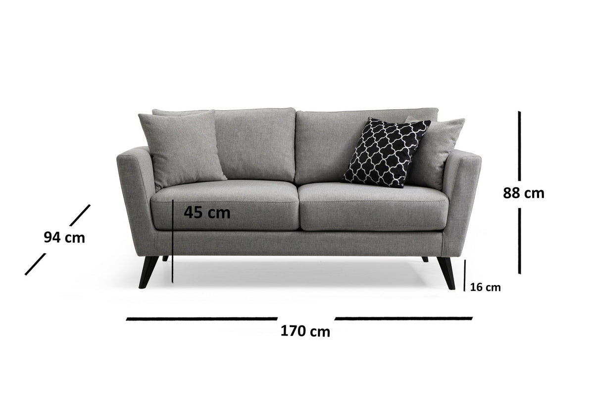 Dvosjed MAYORKA siva, Mayorka 2 Seater