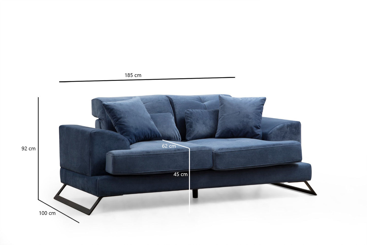 Dvosjed, Mornarsko plava, Frido - Navy Blue