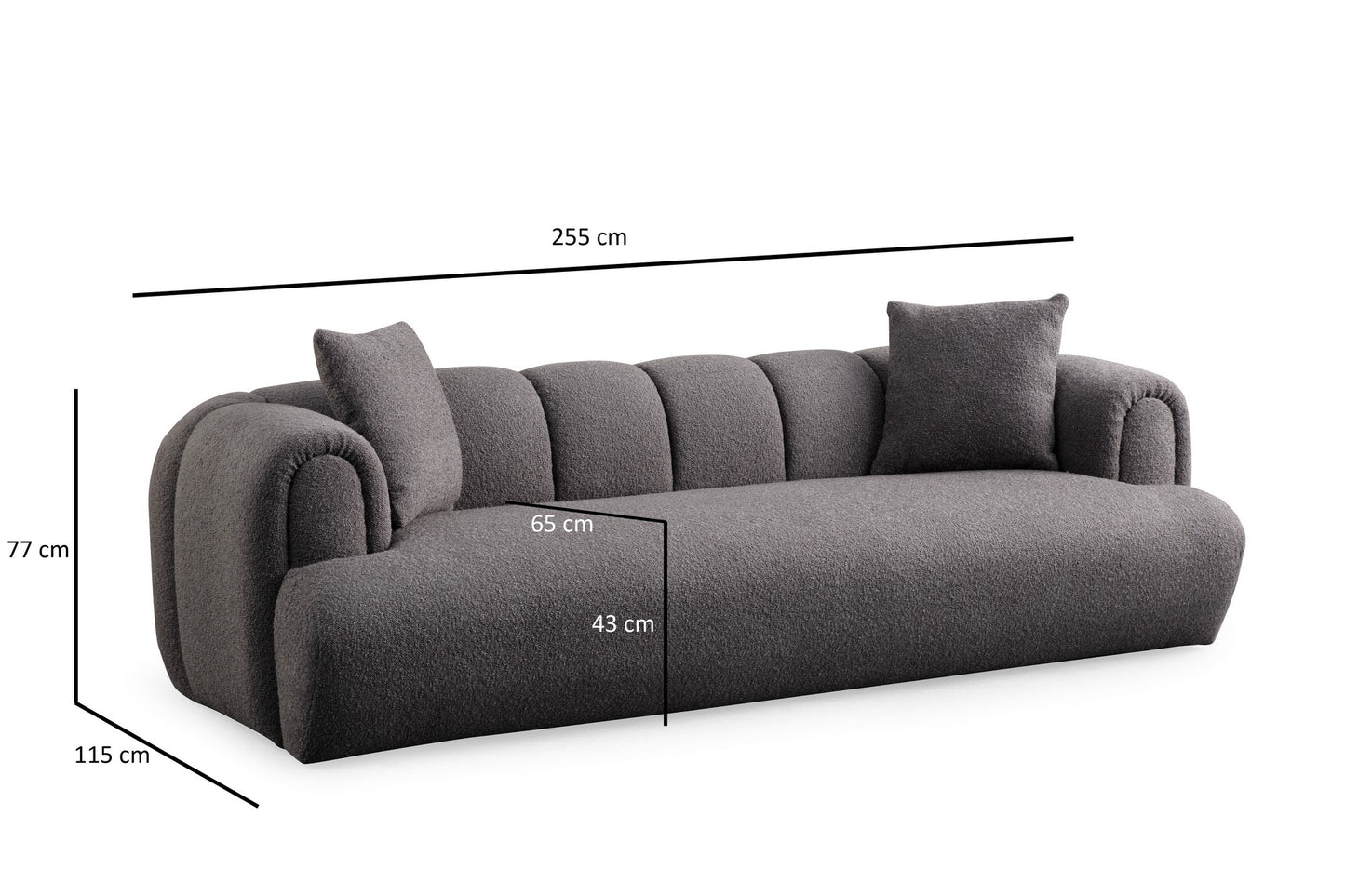 Sofa s 3 sjedala ISABELLE