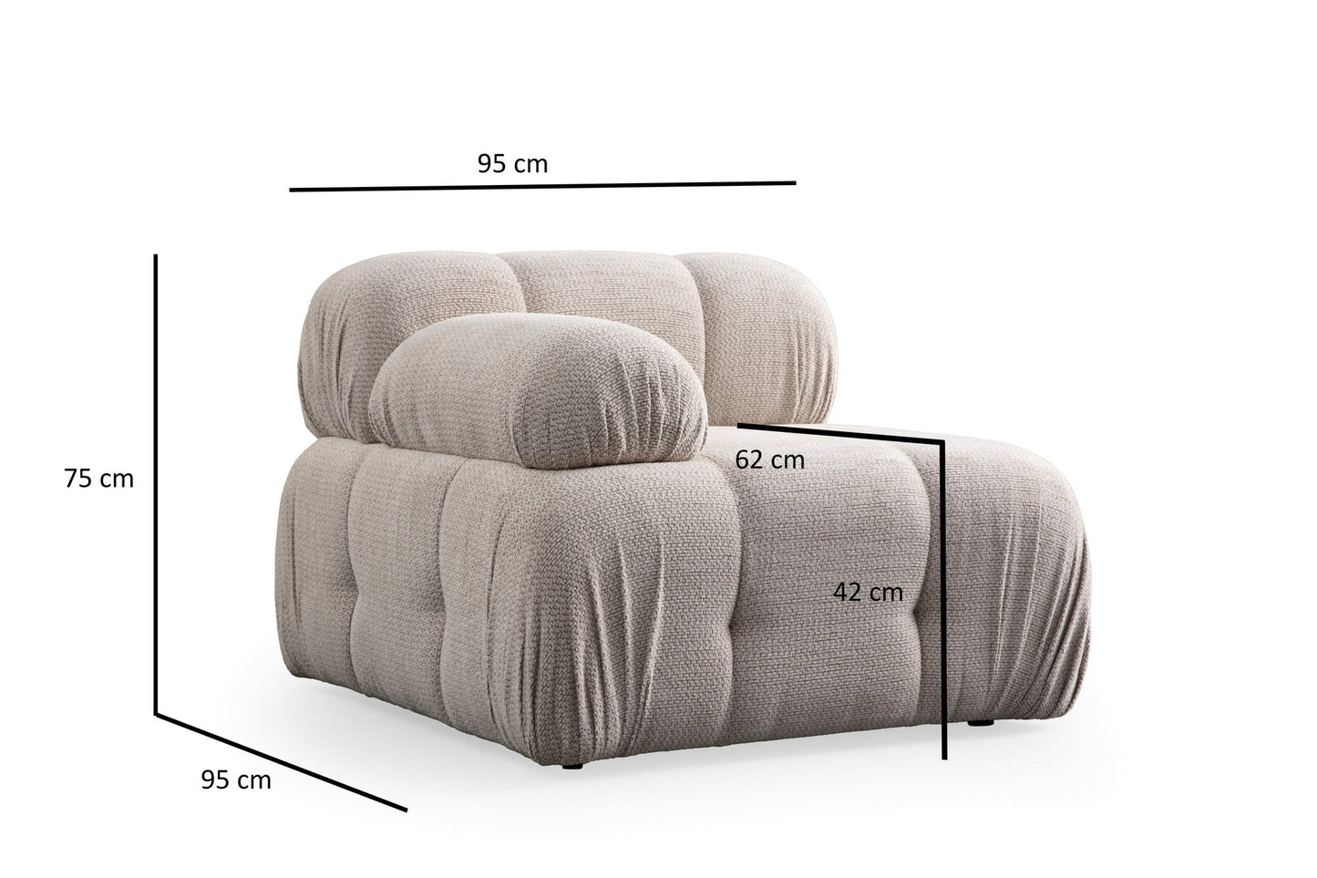 Sofa s 2 sjedala QUINN