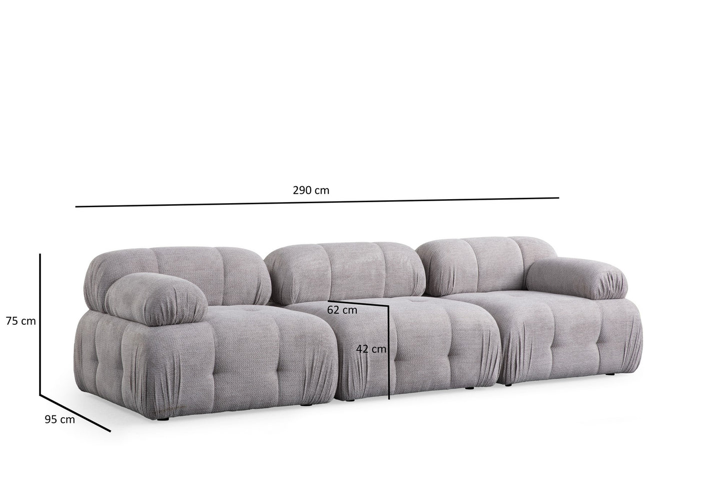 Sofa s 3 sjedala RAELYNN