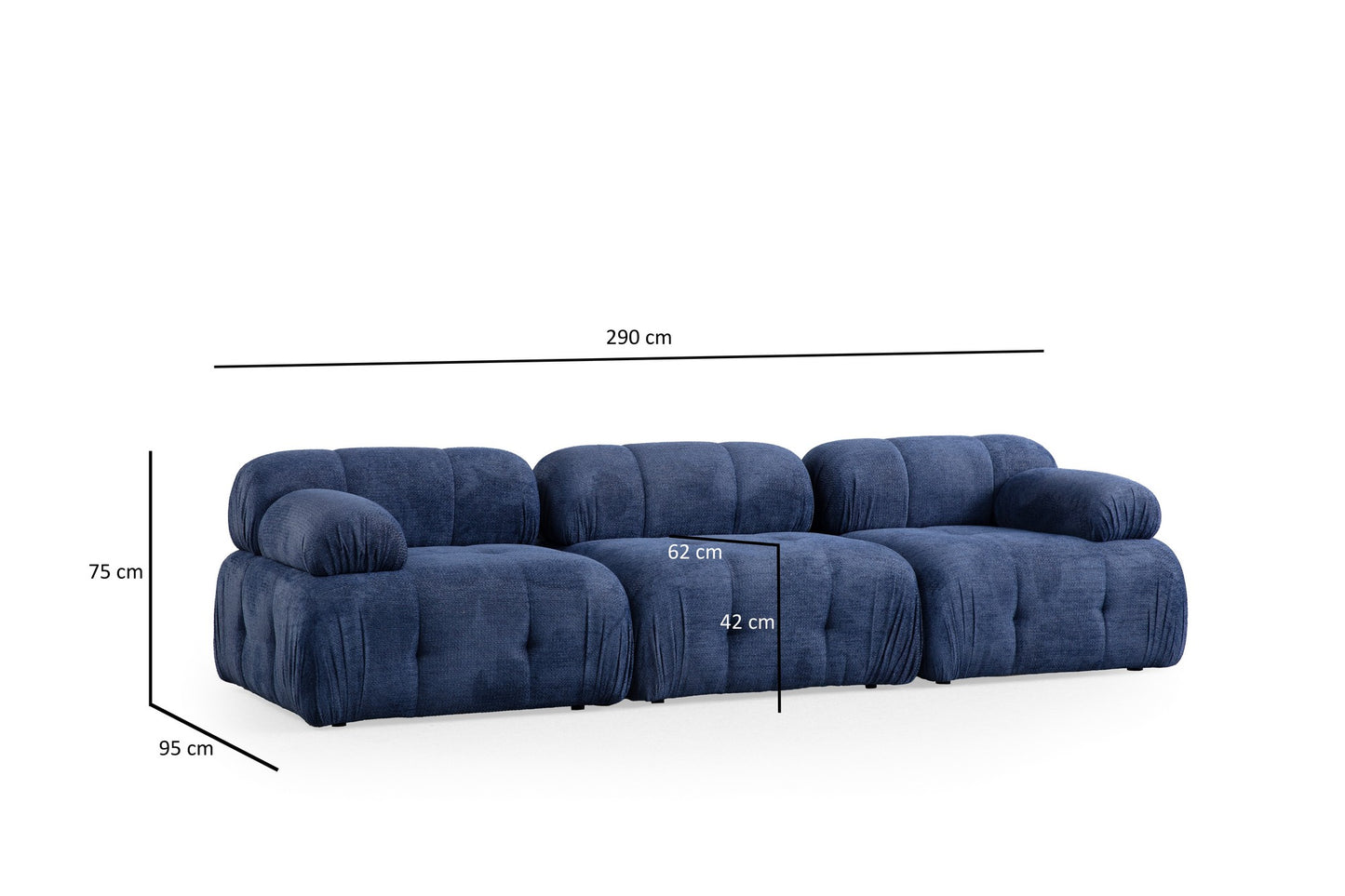Sofa s 3 sjedala LILIANA