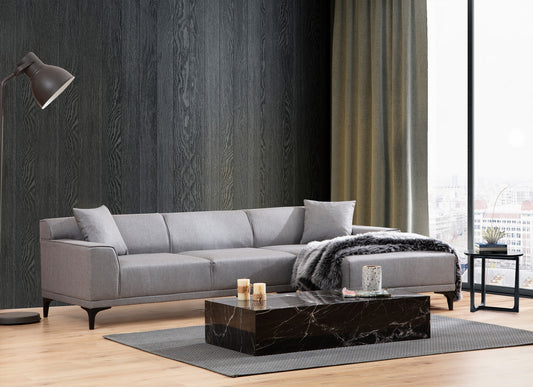 Kutna garnitura, Svijetlo siva, Petra R Corner - Light Grey