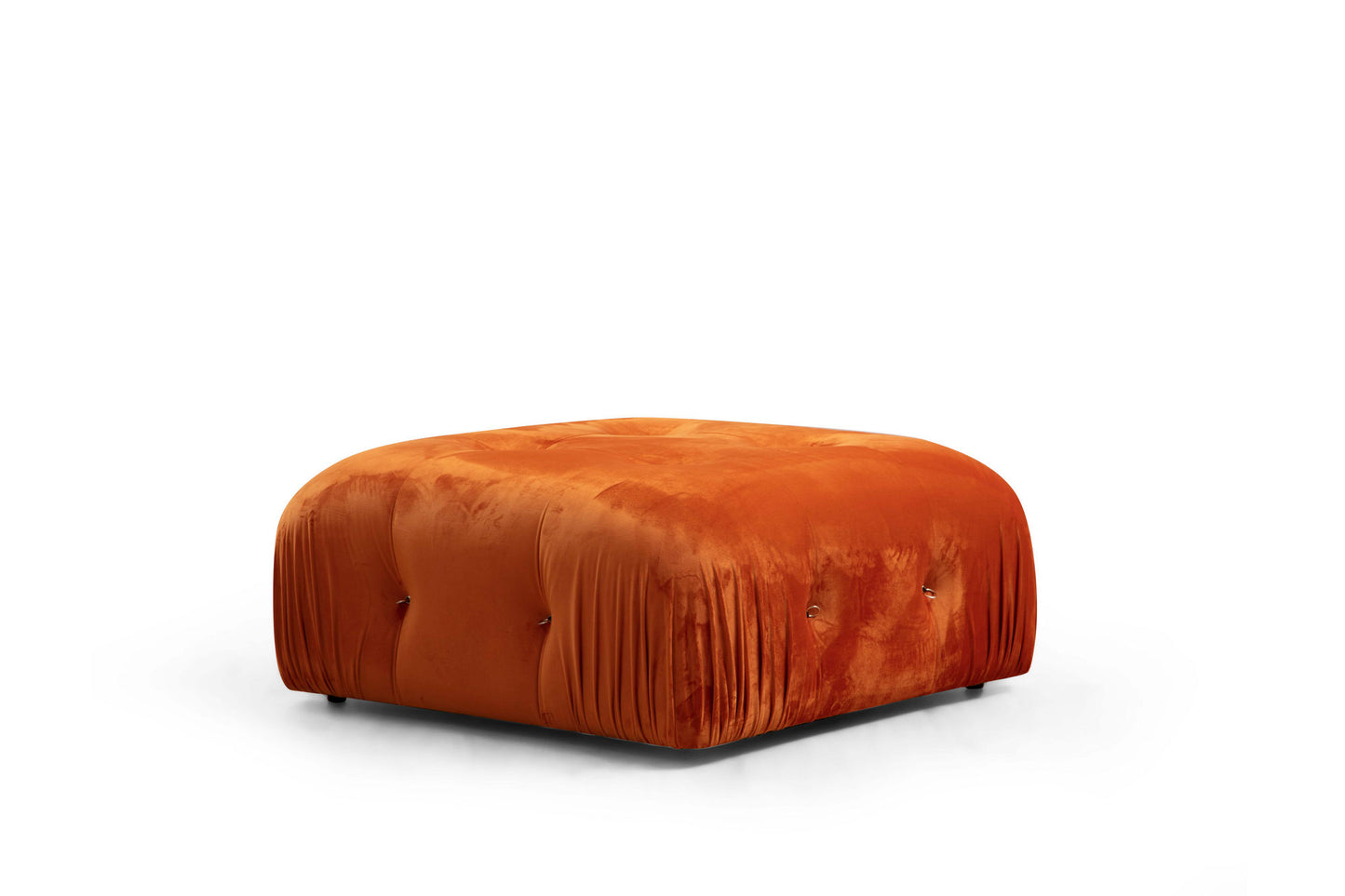 Kutna garnitura, naranča, Bubble Corner ( L1-O1-1R -Puf) - Orange