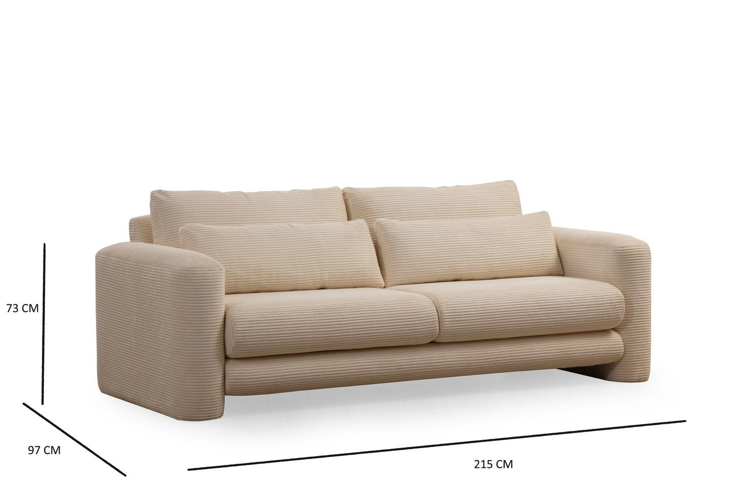 Trosjed, Lily Beige - 3