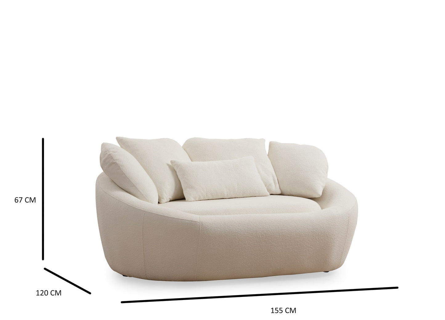 Dvosjed, Midye - Love Seat
