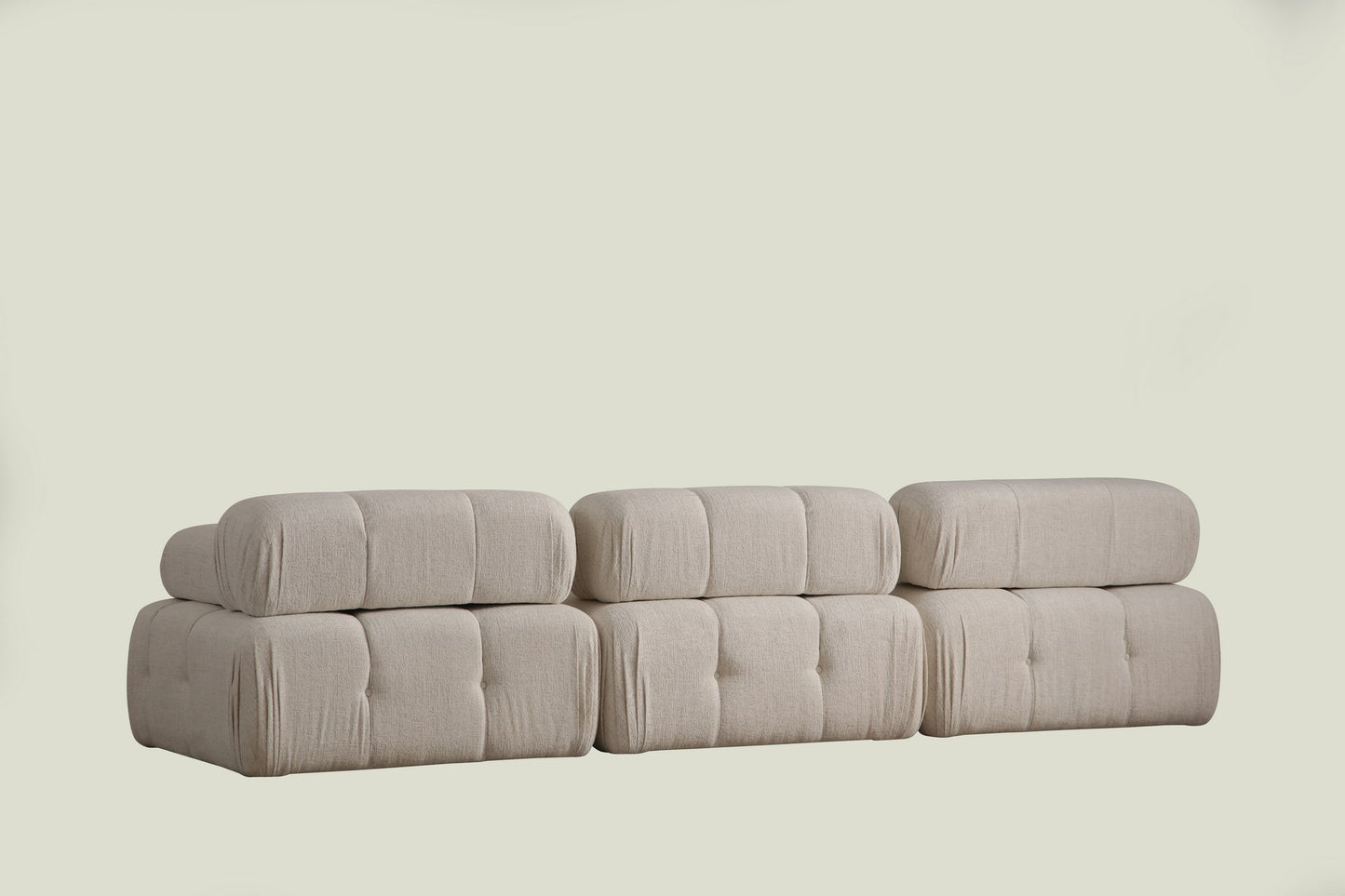 Trosjed Doblo 3 Seater ( L1-O1-1R) - Cream Bouclette