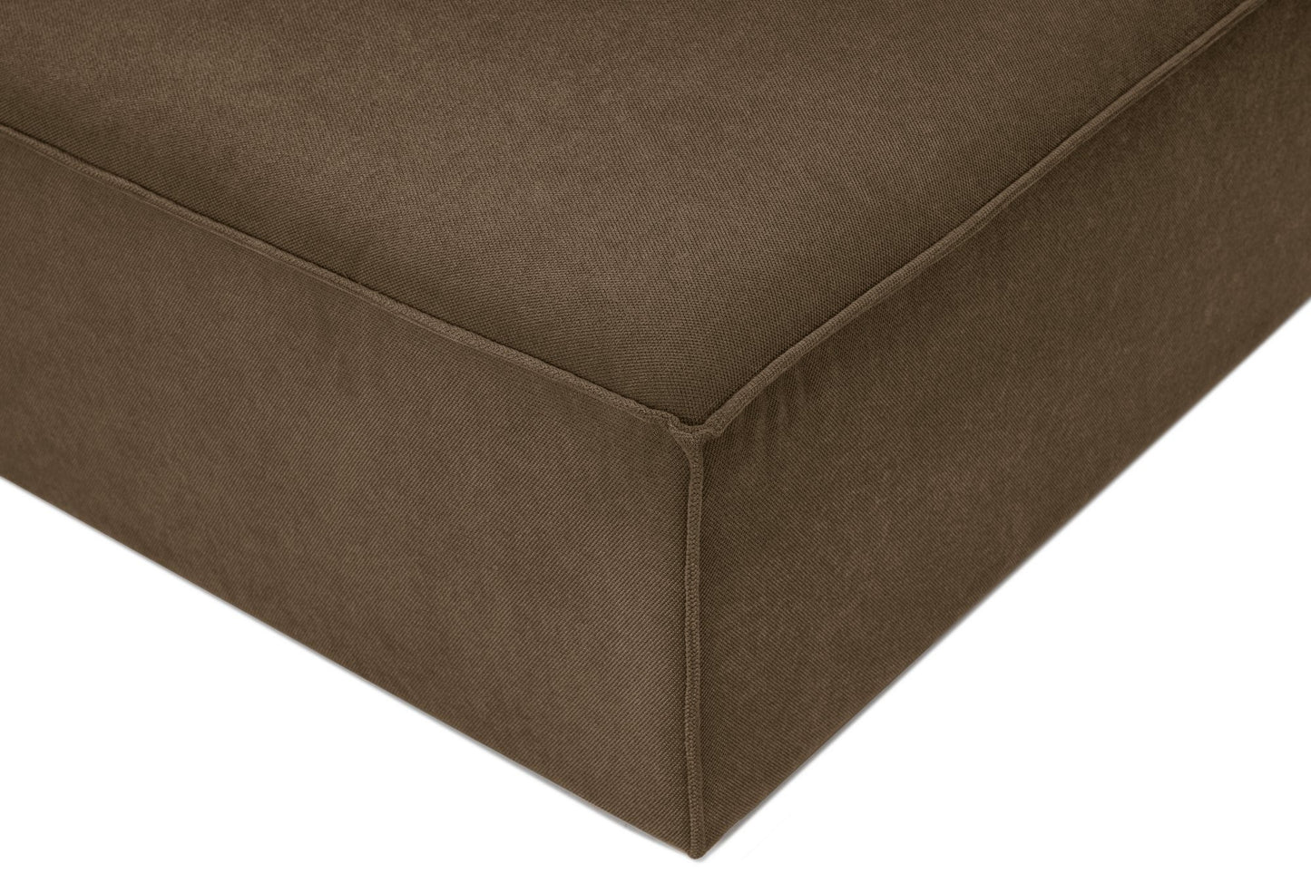 Kutna garnitura Sora (L1-O1-O1-1R-POUFFE ) - smeđa