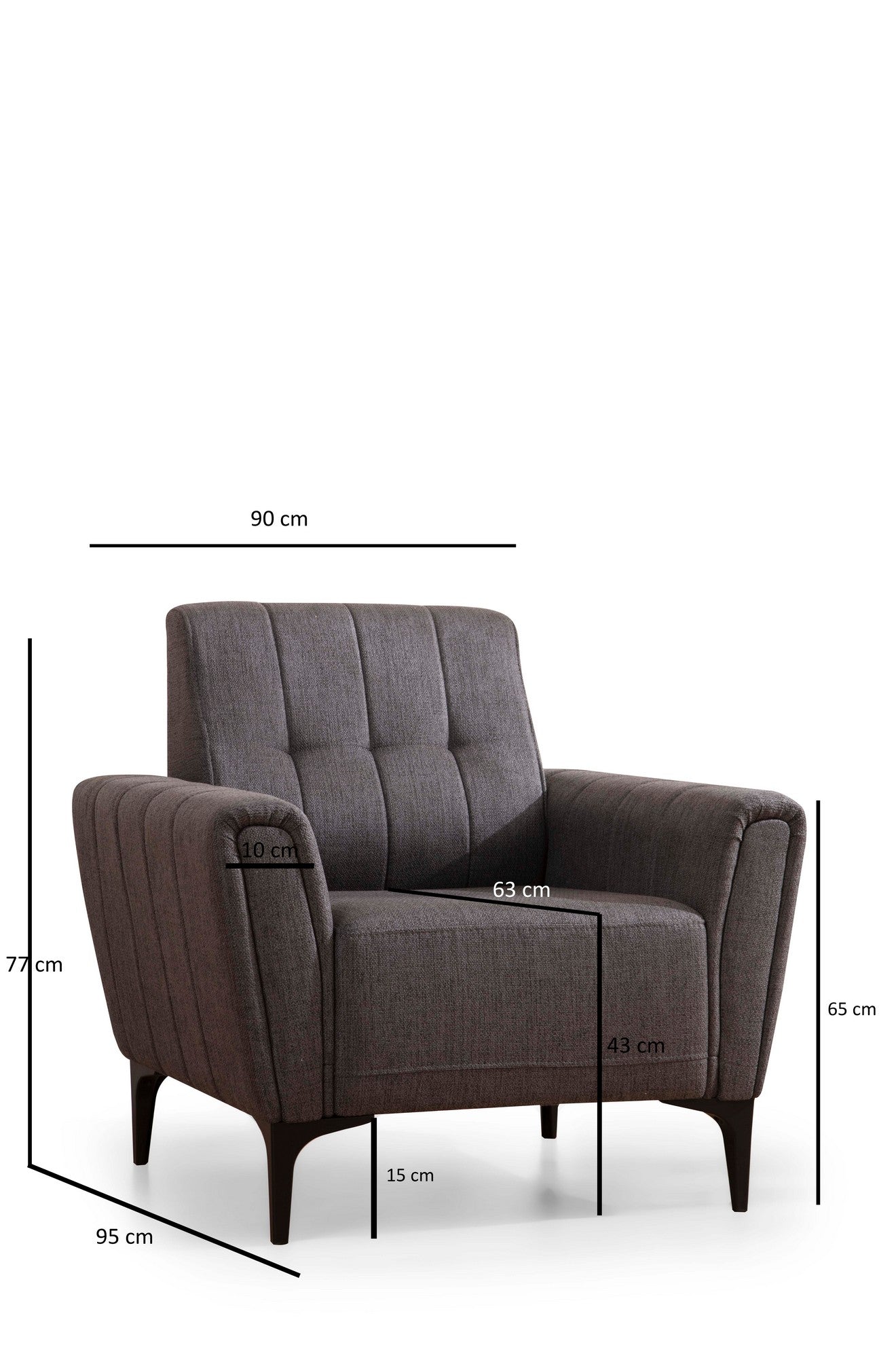 Sofa s 1 sjedećim mjestom LUNA