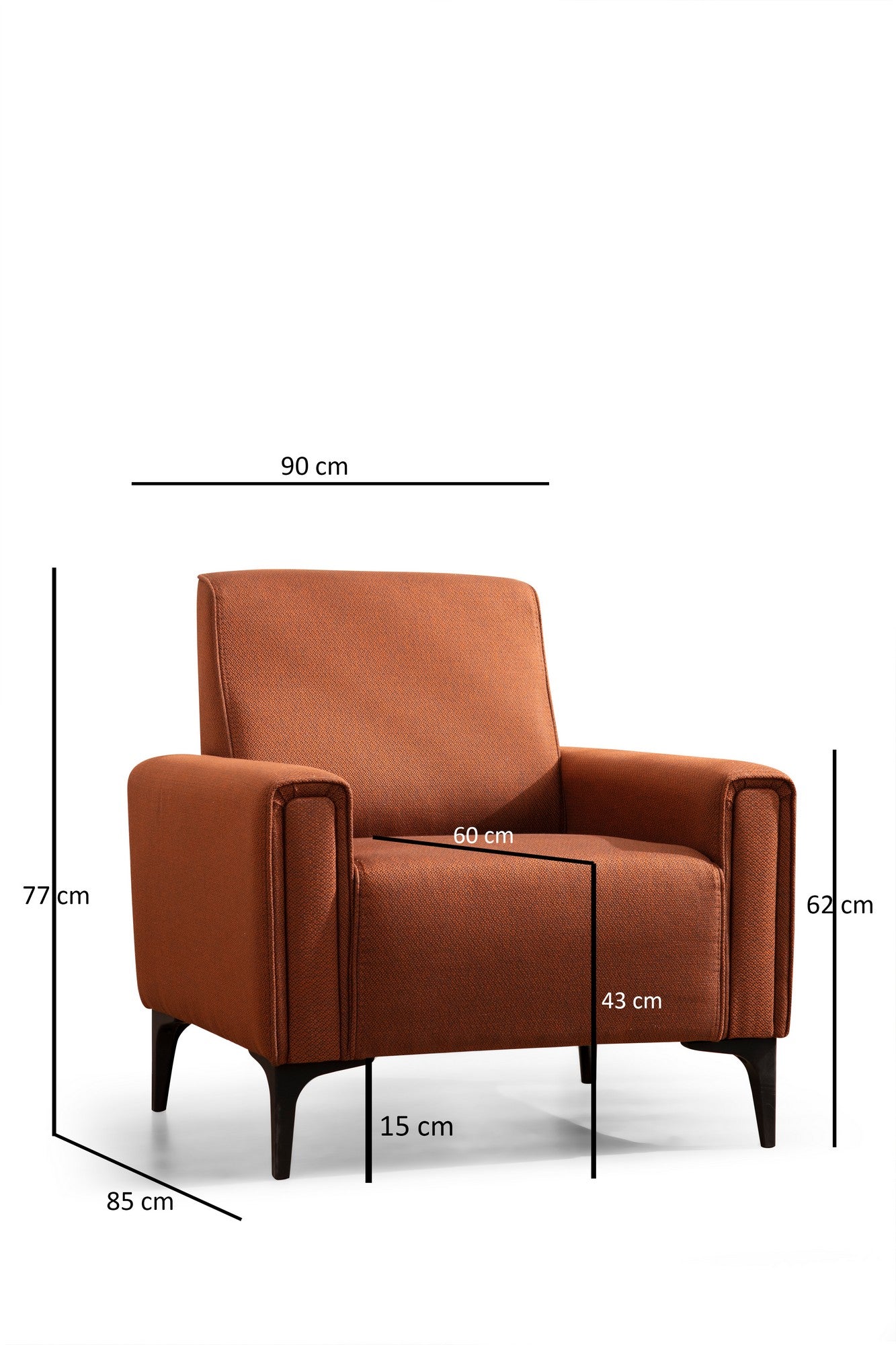 Sofa s 1 sjedećim mjestom ELLA