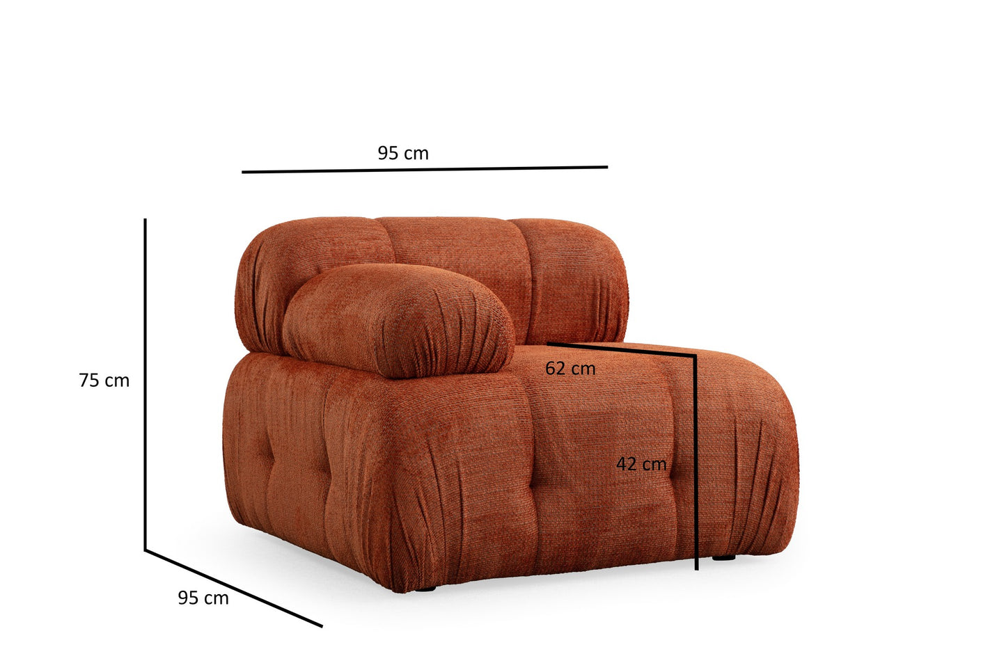 Sofa s 1 sjedećim mjestom NAOMI