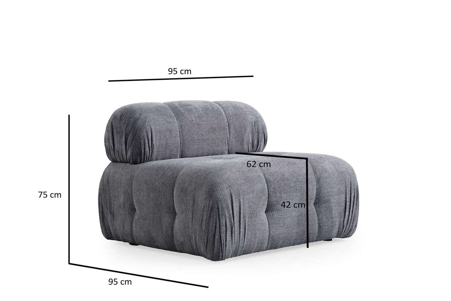 Sofa s 1 sjedećim mjestom ADDISON