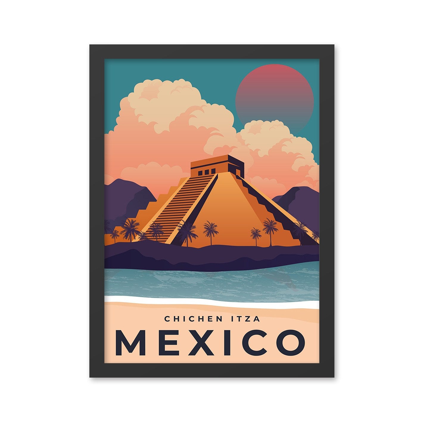 Ukrasna uokvirena MDF slika Mexico 2 (40 x 55)