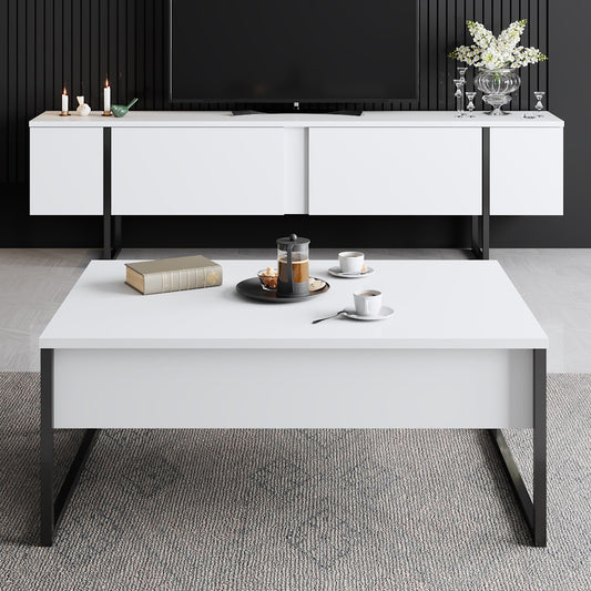 Stolić za kavu, Luxe - White, Black