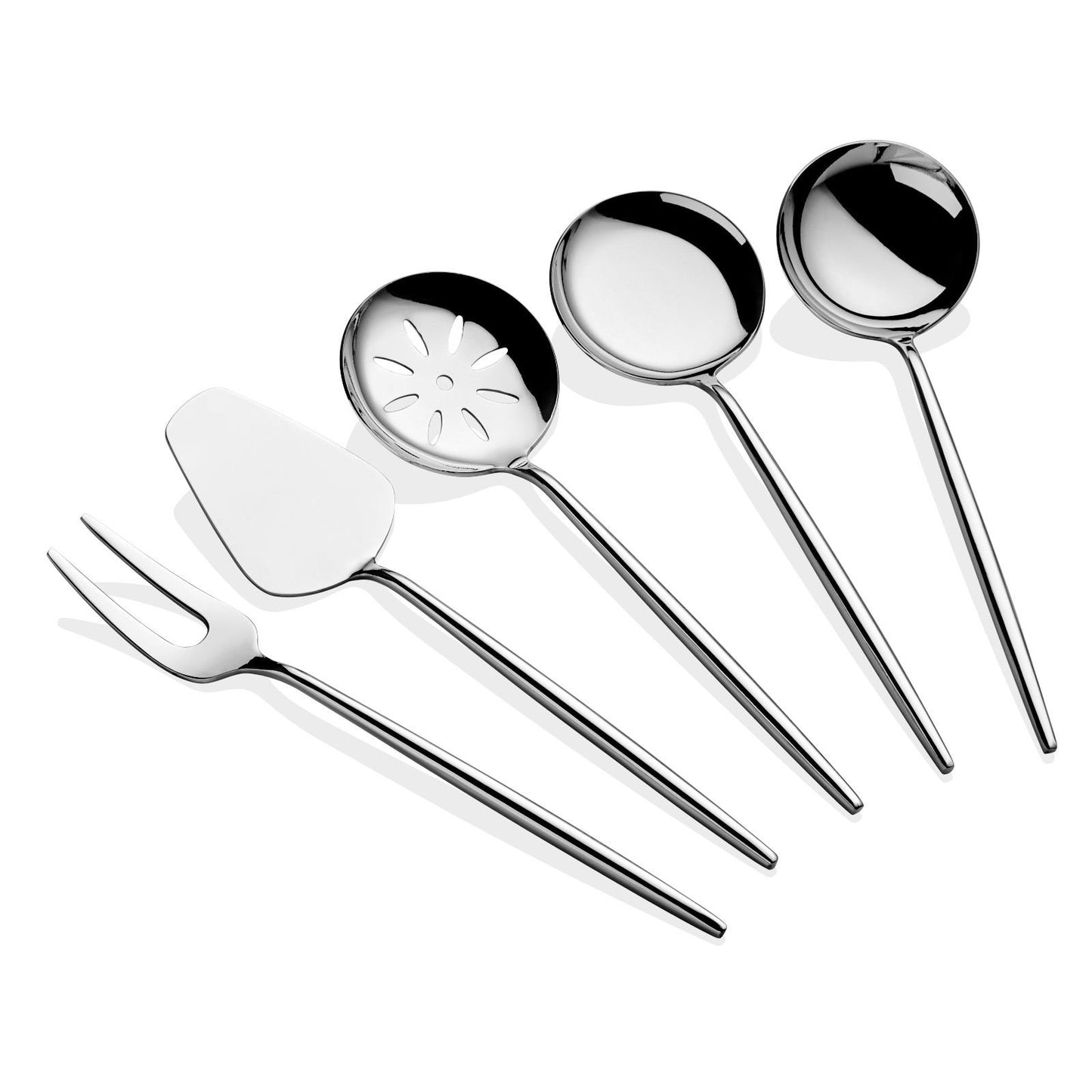 Set pribora za posluživanje (5 komada) Almeria - srebro
