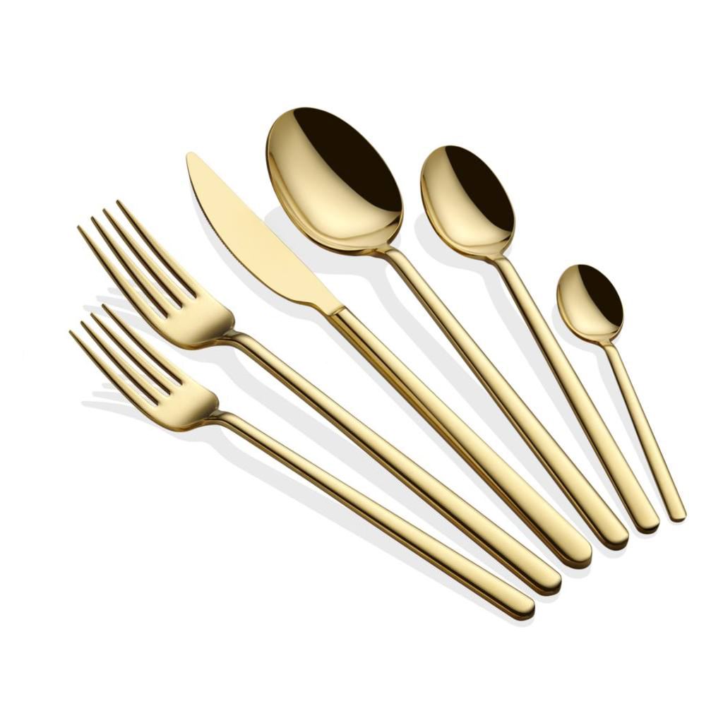 Set pribora za jelo (36 komada) Allegra - zlato