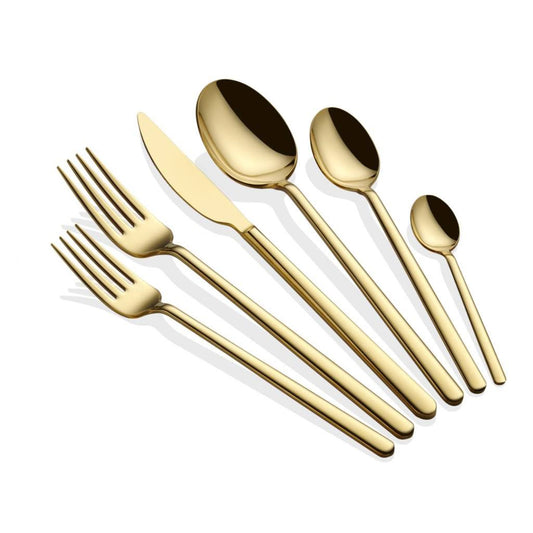 Set pribora za jelo (36 komada) Allegra - zlato