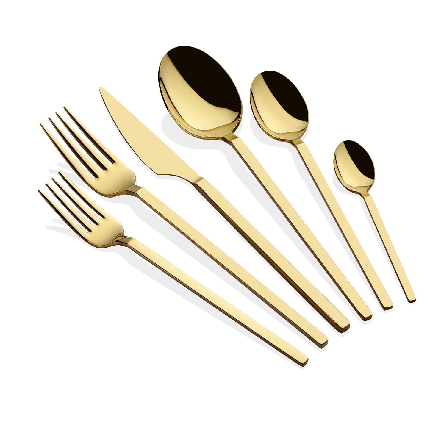 Set pribora za jelo (36 komada) Carre - zlato