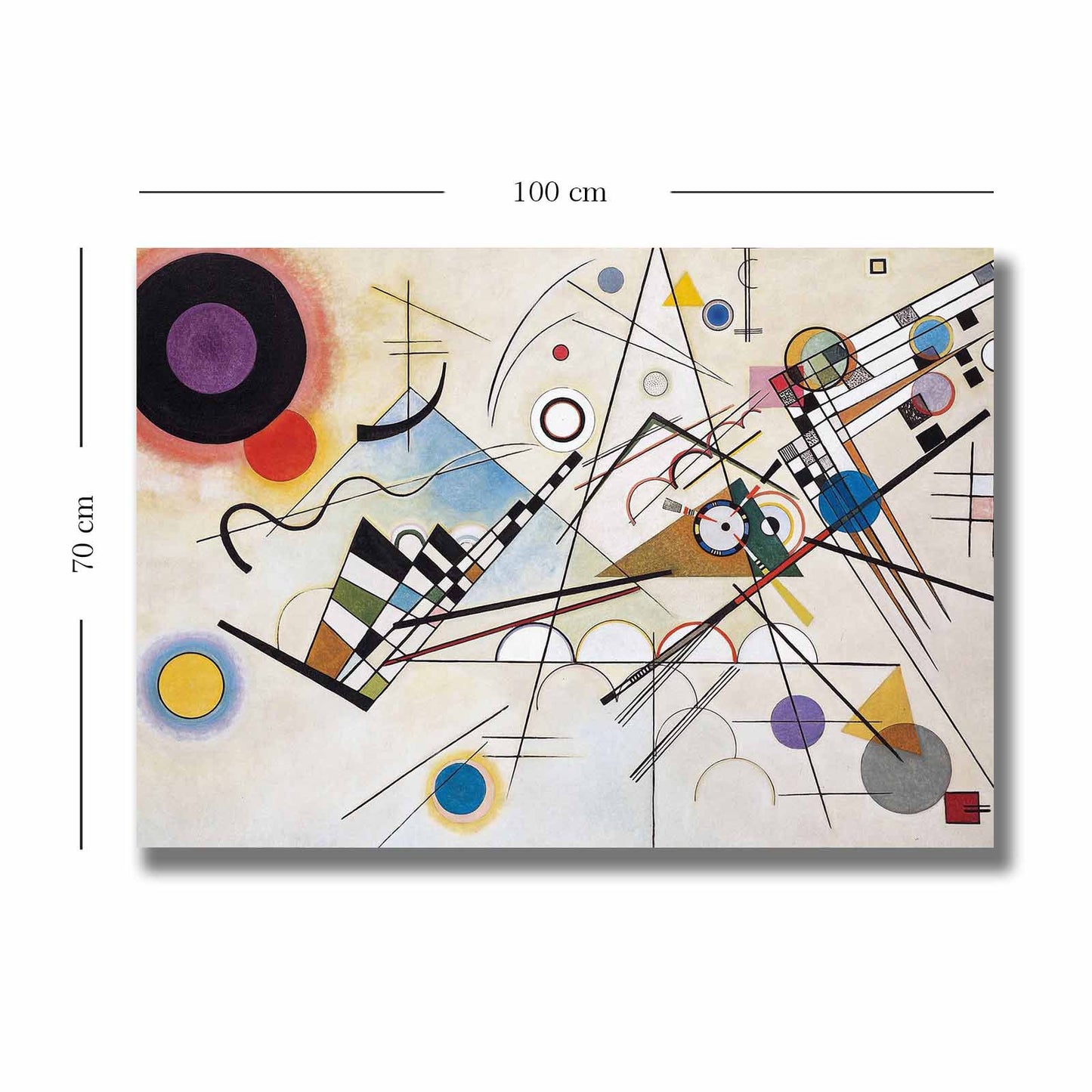 Slika dekorativna na platnu, 70100KANDINSKY006