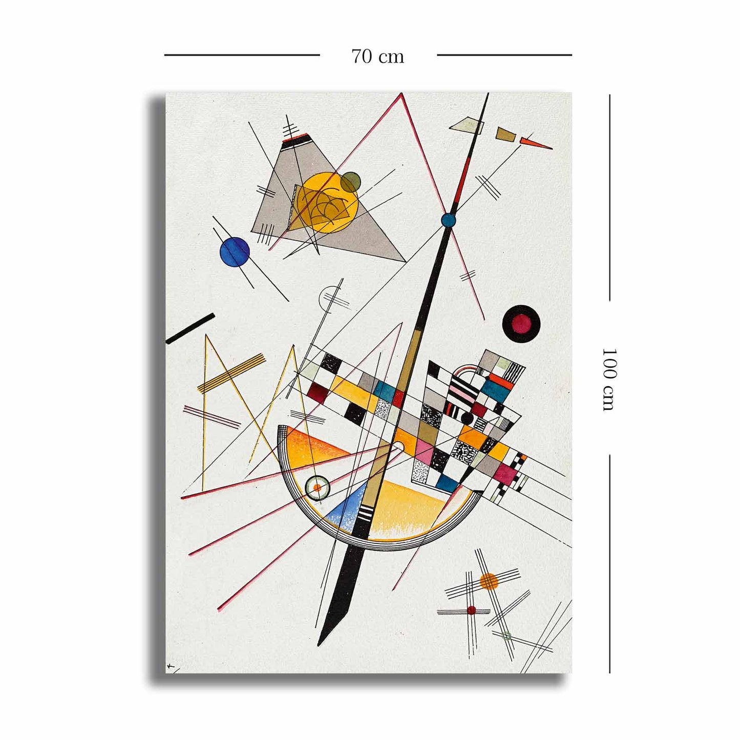 Slika dekorativna na platnu, 70100KANDINSKY034