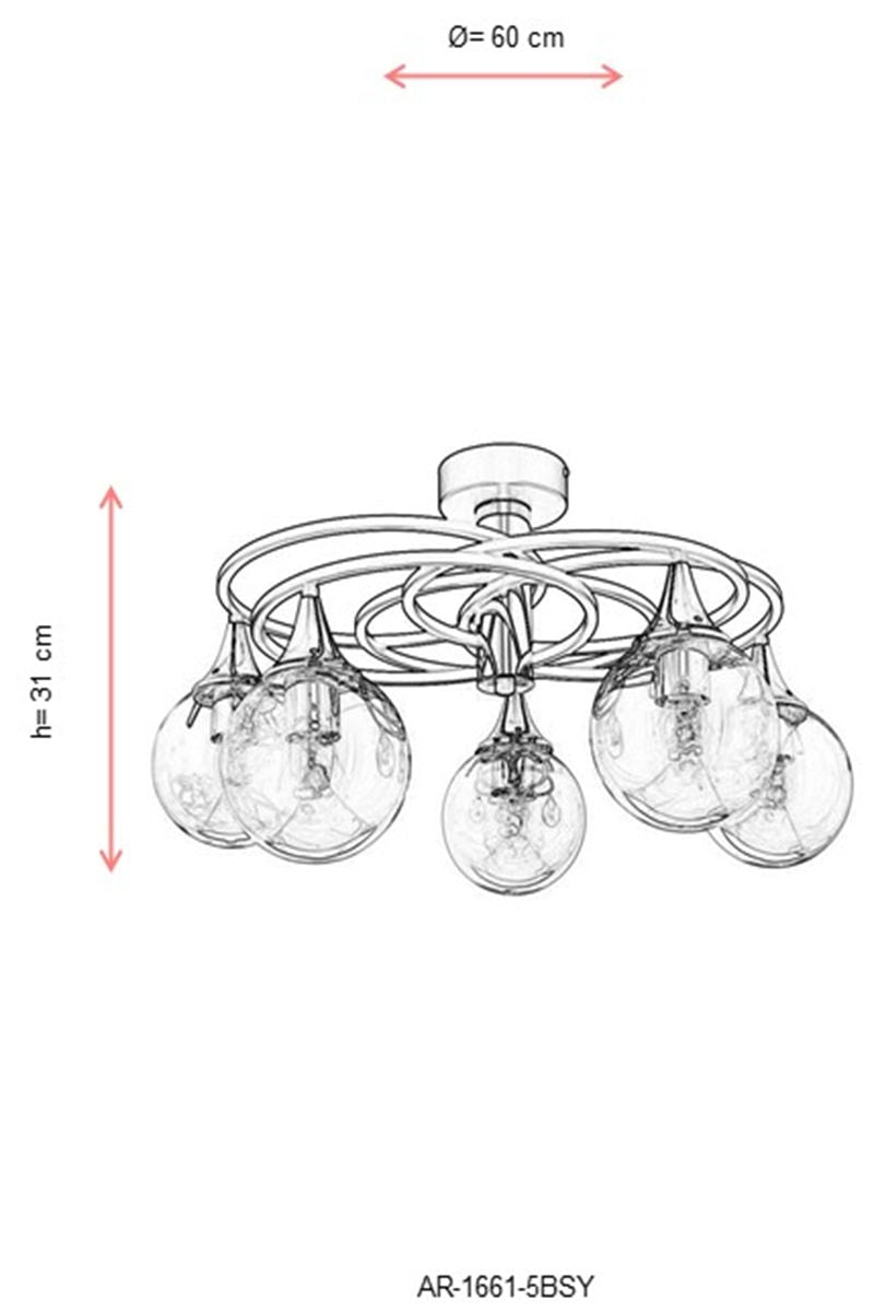 Luster AR-1661-5BSY