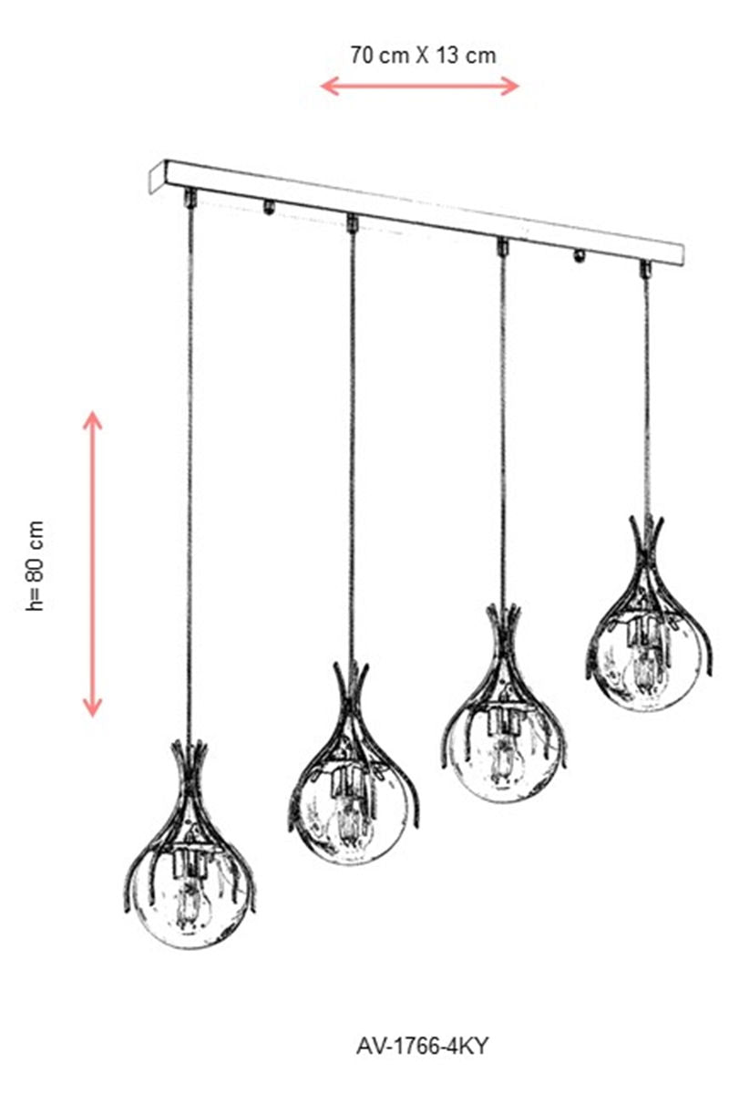 Luster AV-1766-4KY