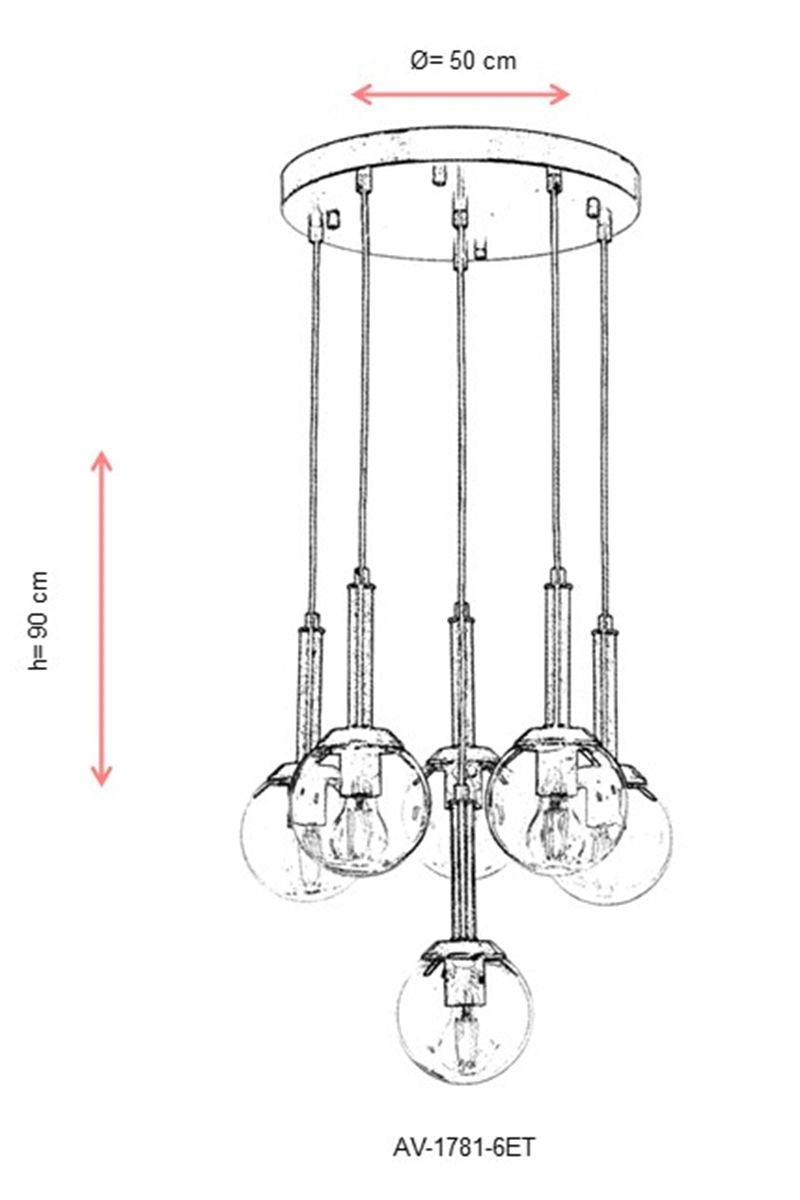 Luster AV-1781-6ET
