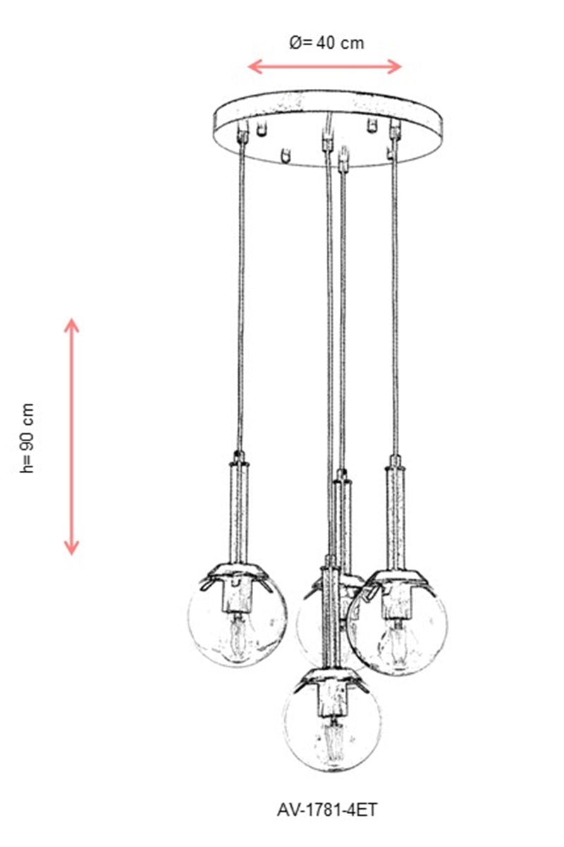 Luster AV-1781-4ET