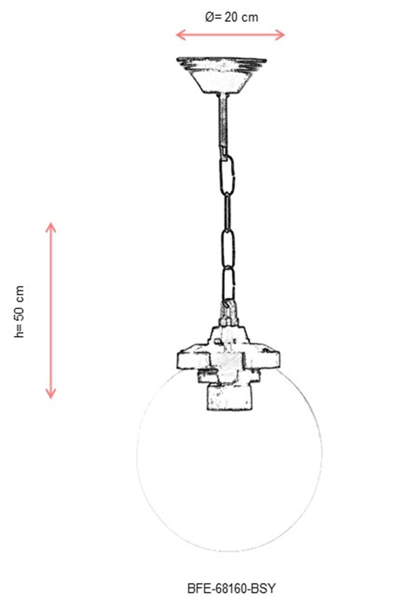 Vanjski luster BFE-68160-BSY