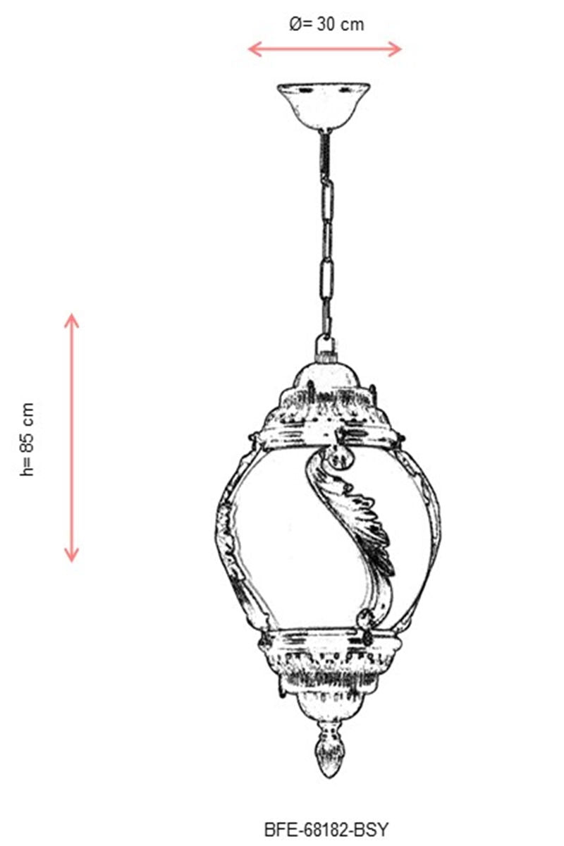 Vanjski luster BFE-68182-BSY