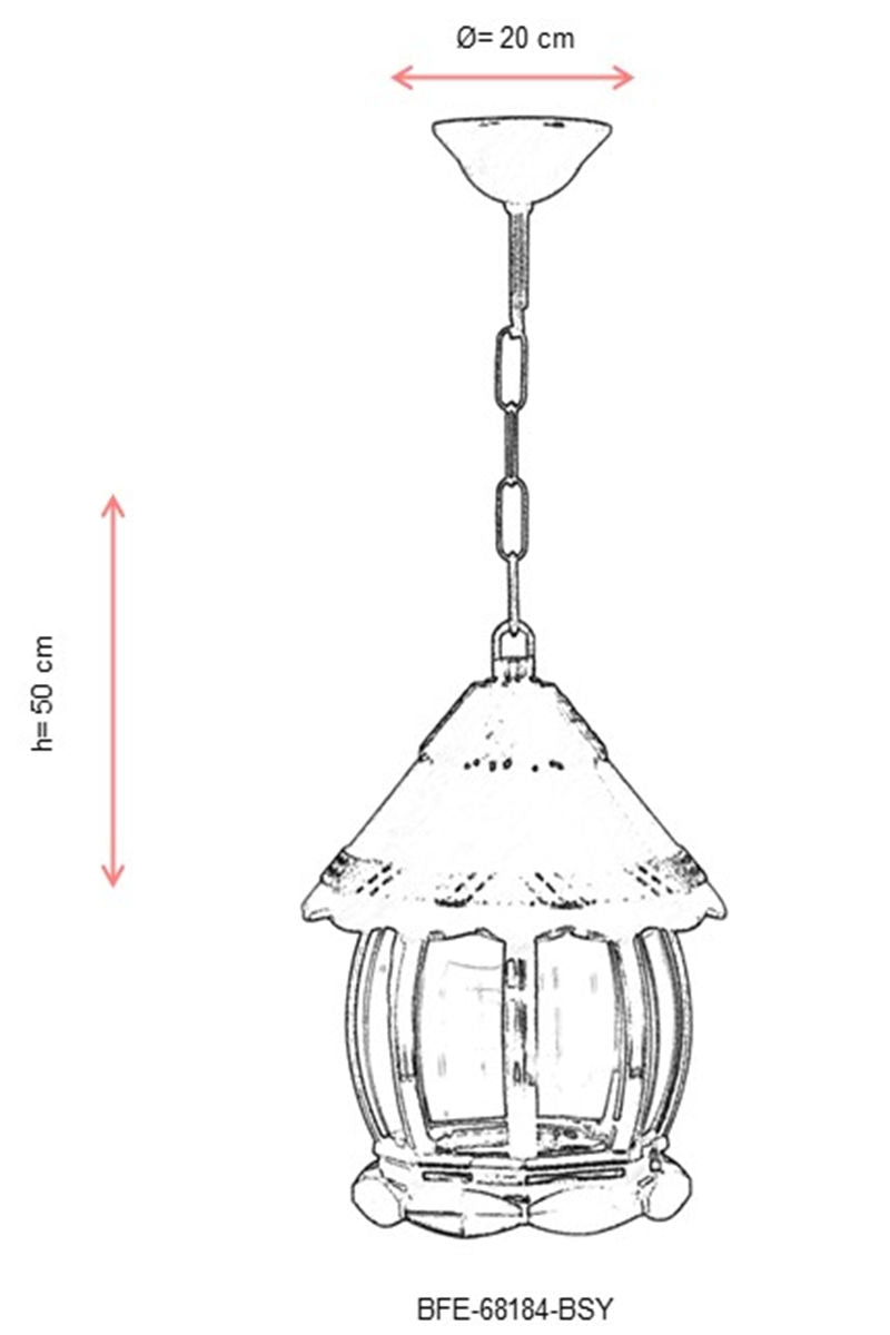 Vanjski luster BFE-68184-BSY