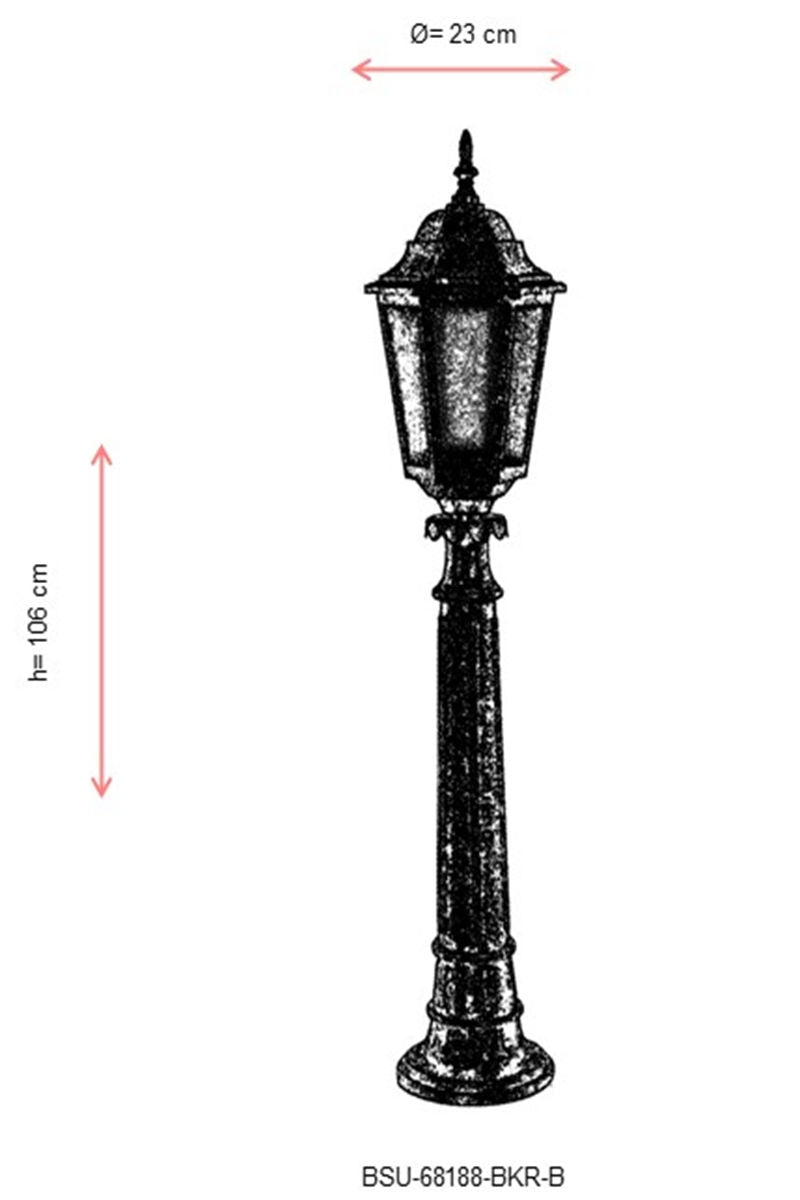 Vanjska podna svjetiljka BSU-68188-BKR-B