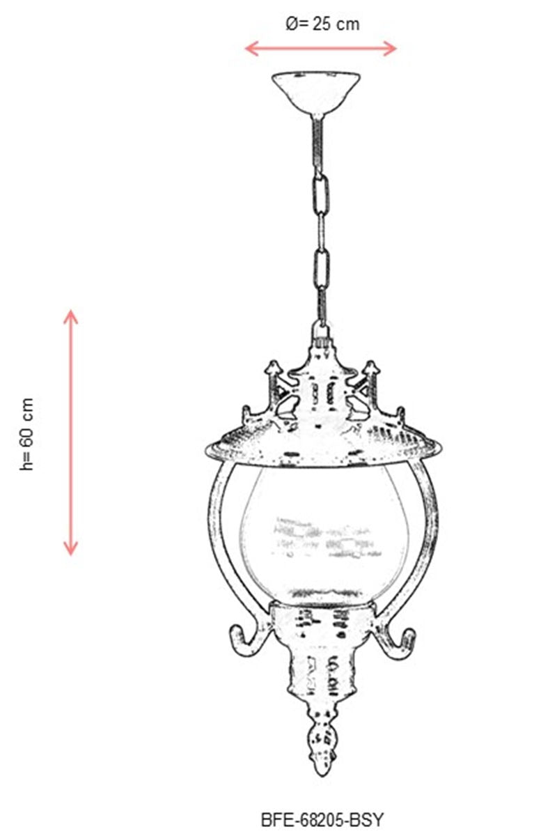 Vanjski luster BFE-68205-BSY