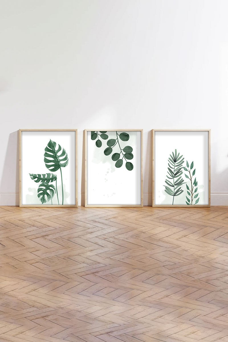 Ukrasna uokvirena MDF slika (3 komada) Huhu193 - 20 x 30