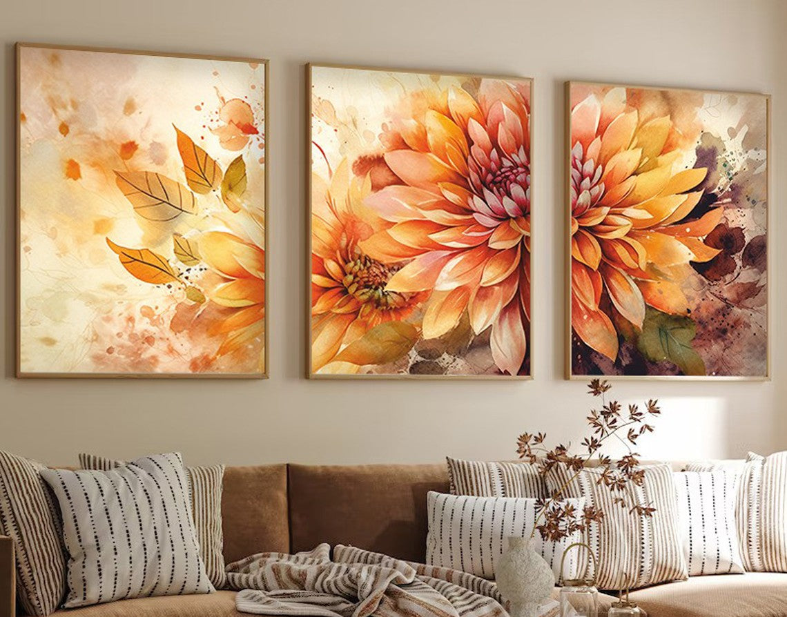 Slika dekorativna uokvirena MDF (3 komada), Huhu220 - 50 x 70