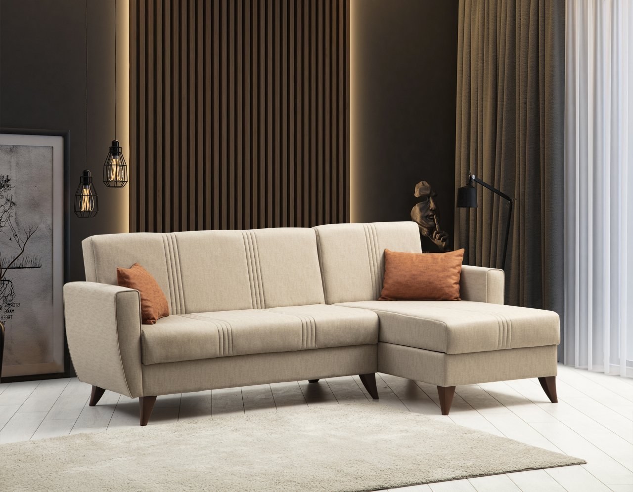 Kutna garnitura, Zaden - Beige