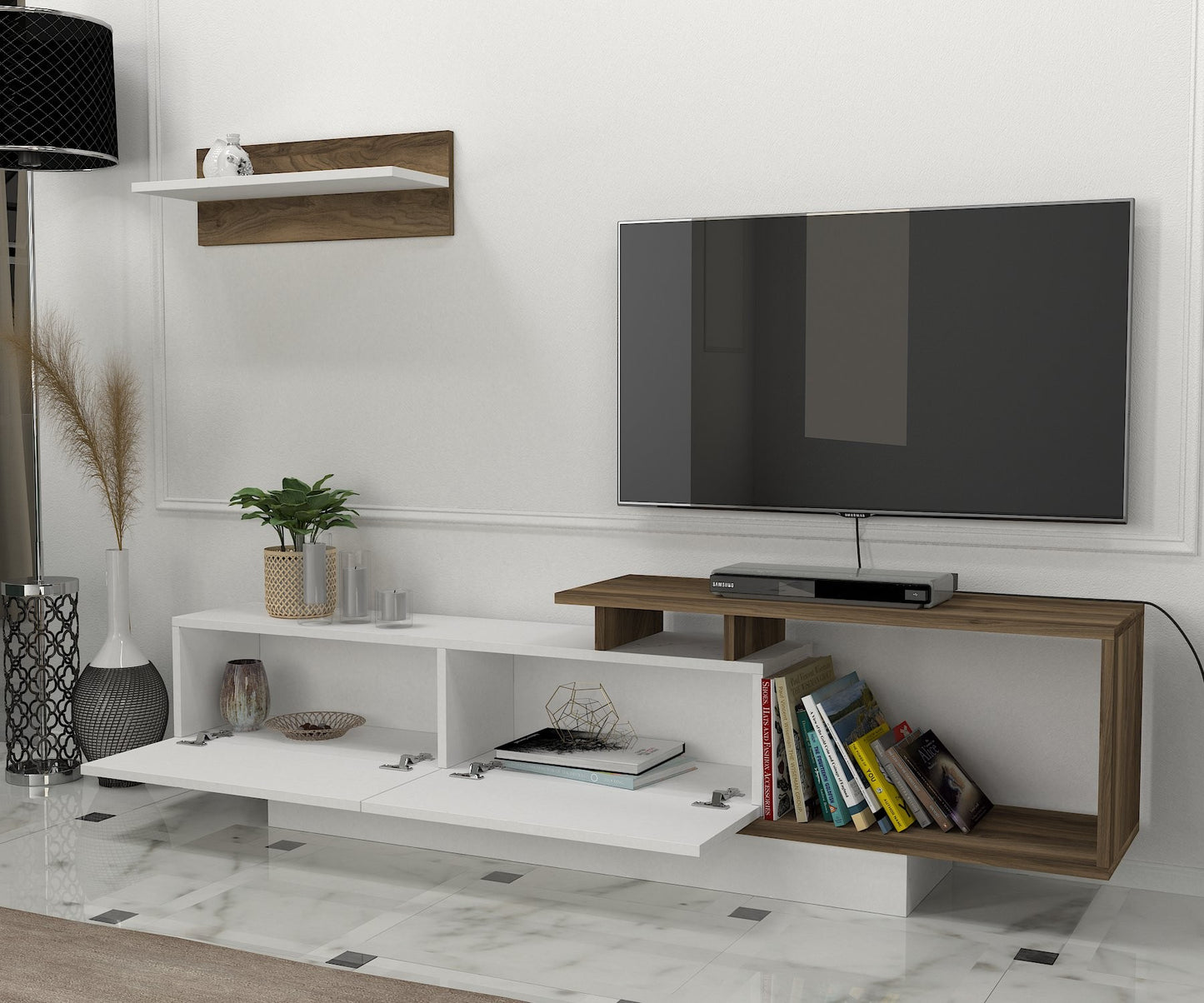 Regal ASOS, Asos - White, Walnut