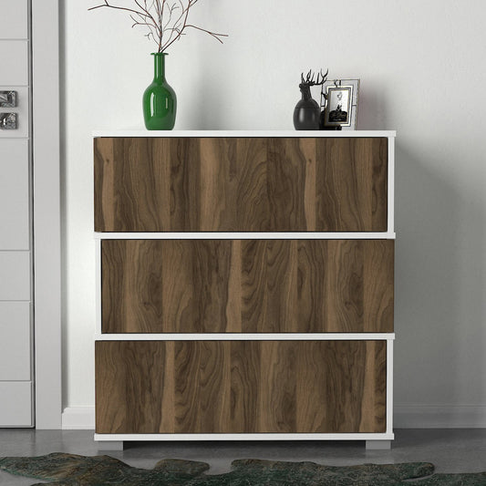 Ormarić za obuću NAPOLEON, Napolyon - White, Walnut