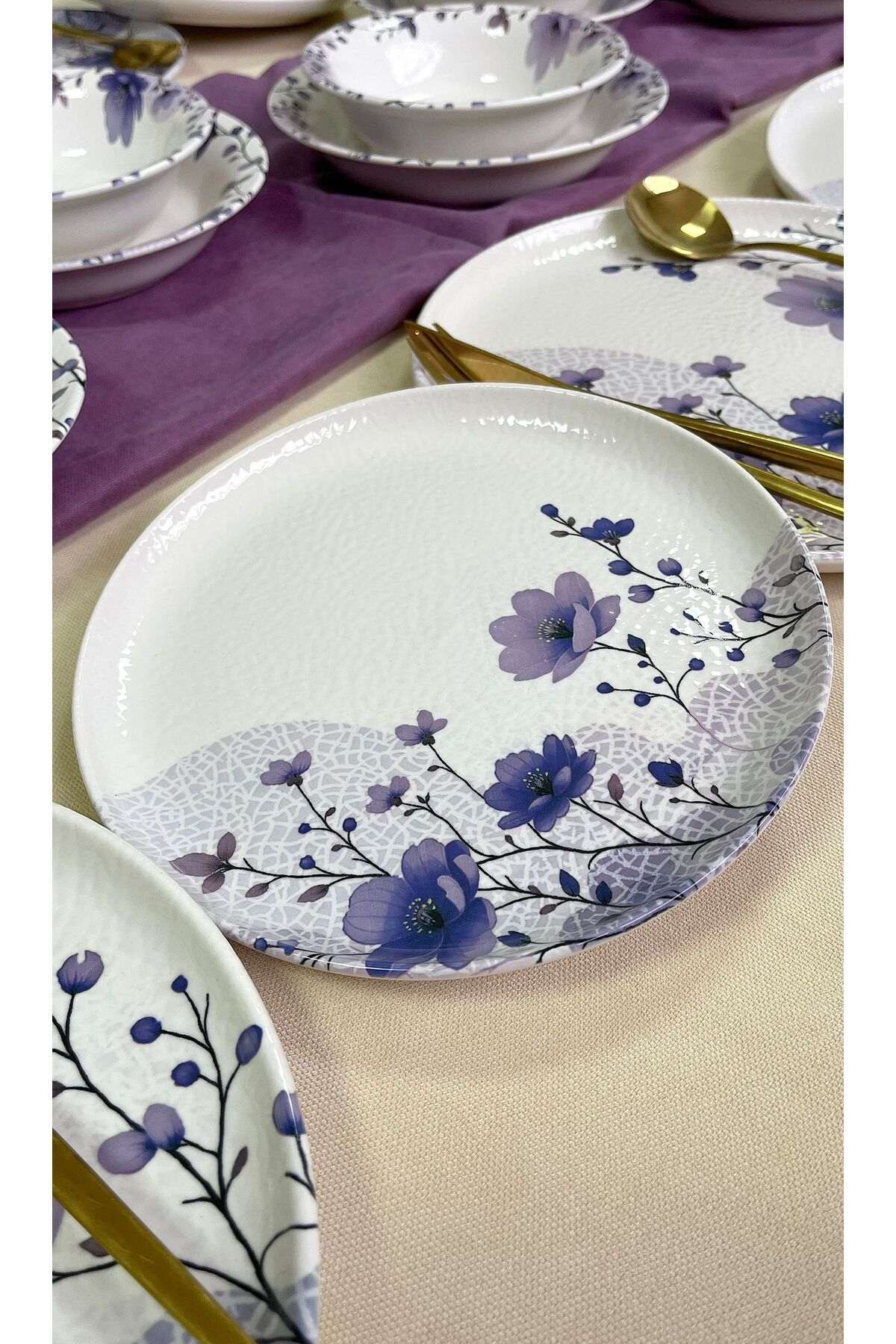 Set za večeru (24 komada) 100, Višebojno