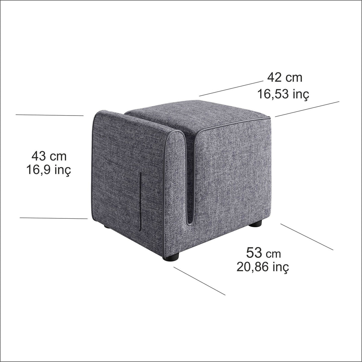 Pouffe Paris - Siva
