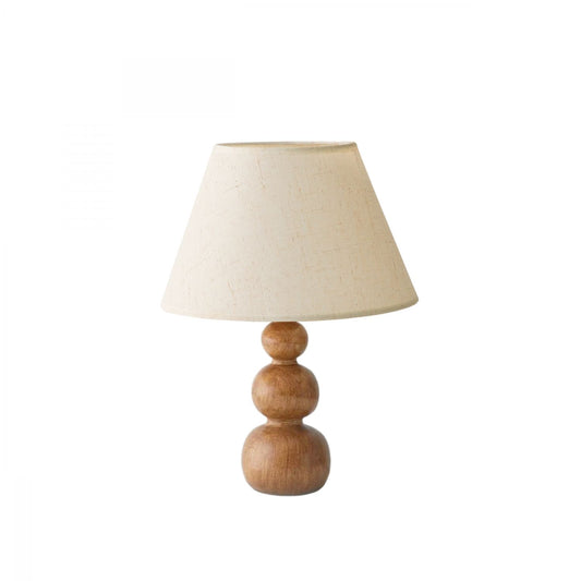 Stolna lampa 798, krem, hrast
