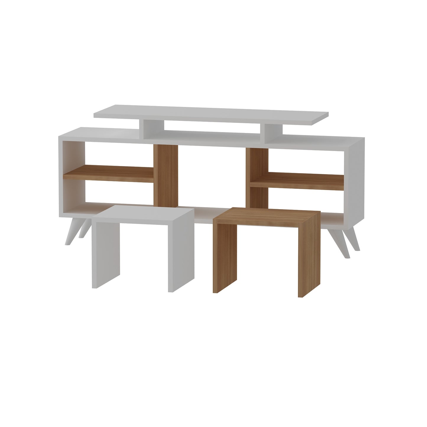 TV jedinica, Kutay - White, Teak
