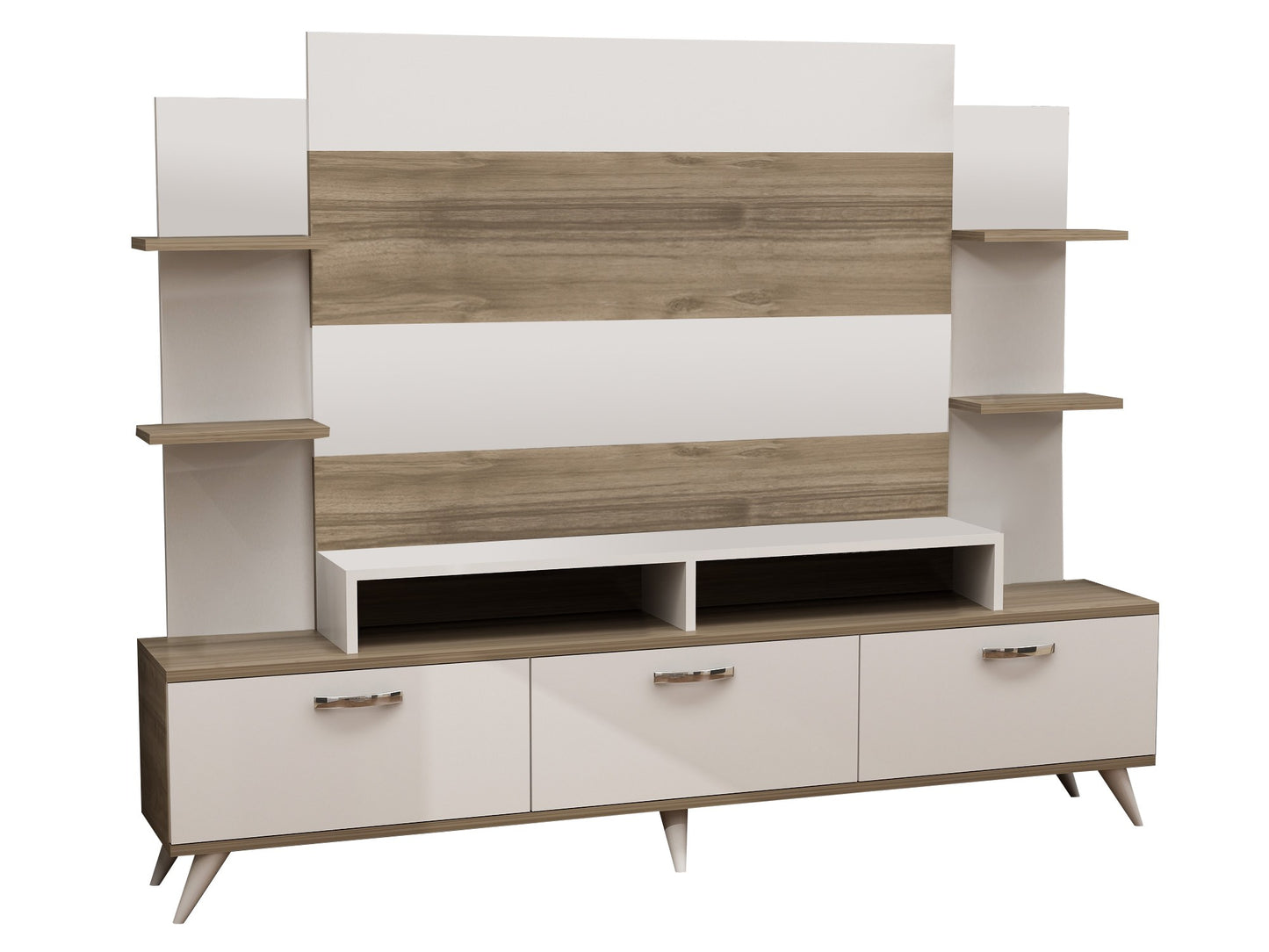 TV jedinica, Diana - White, Walnut