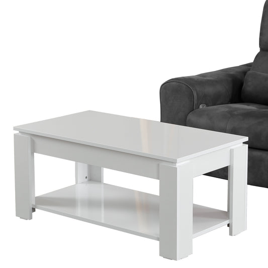 Stolić za kavu, Shelf - Shiny White