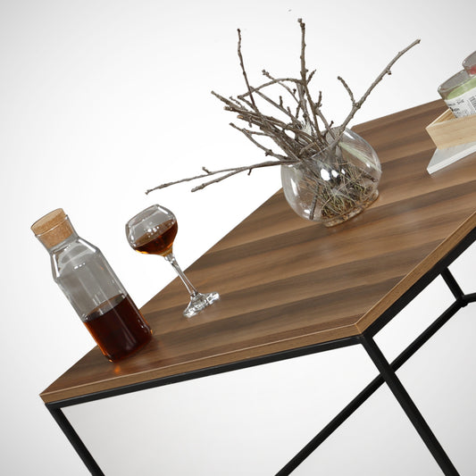 Stolić za kavu, Poly - Walnut