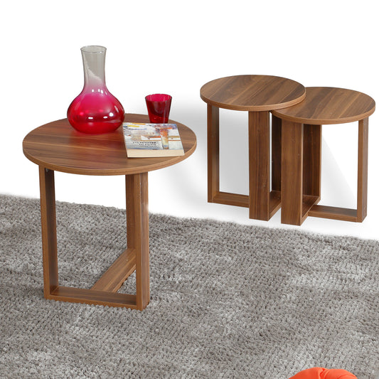 Stol (3 komada), Mira - Walnut