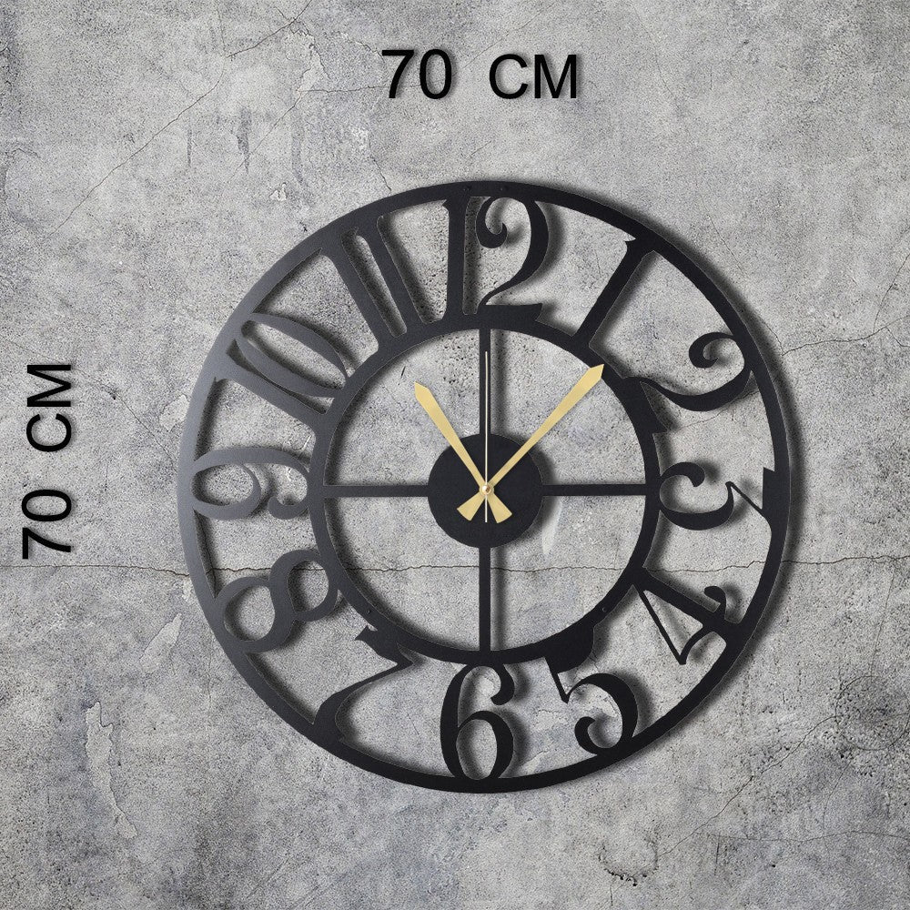 Ukrasni metalni zidni sat, Circle XL