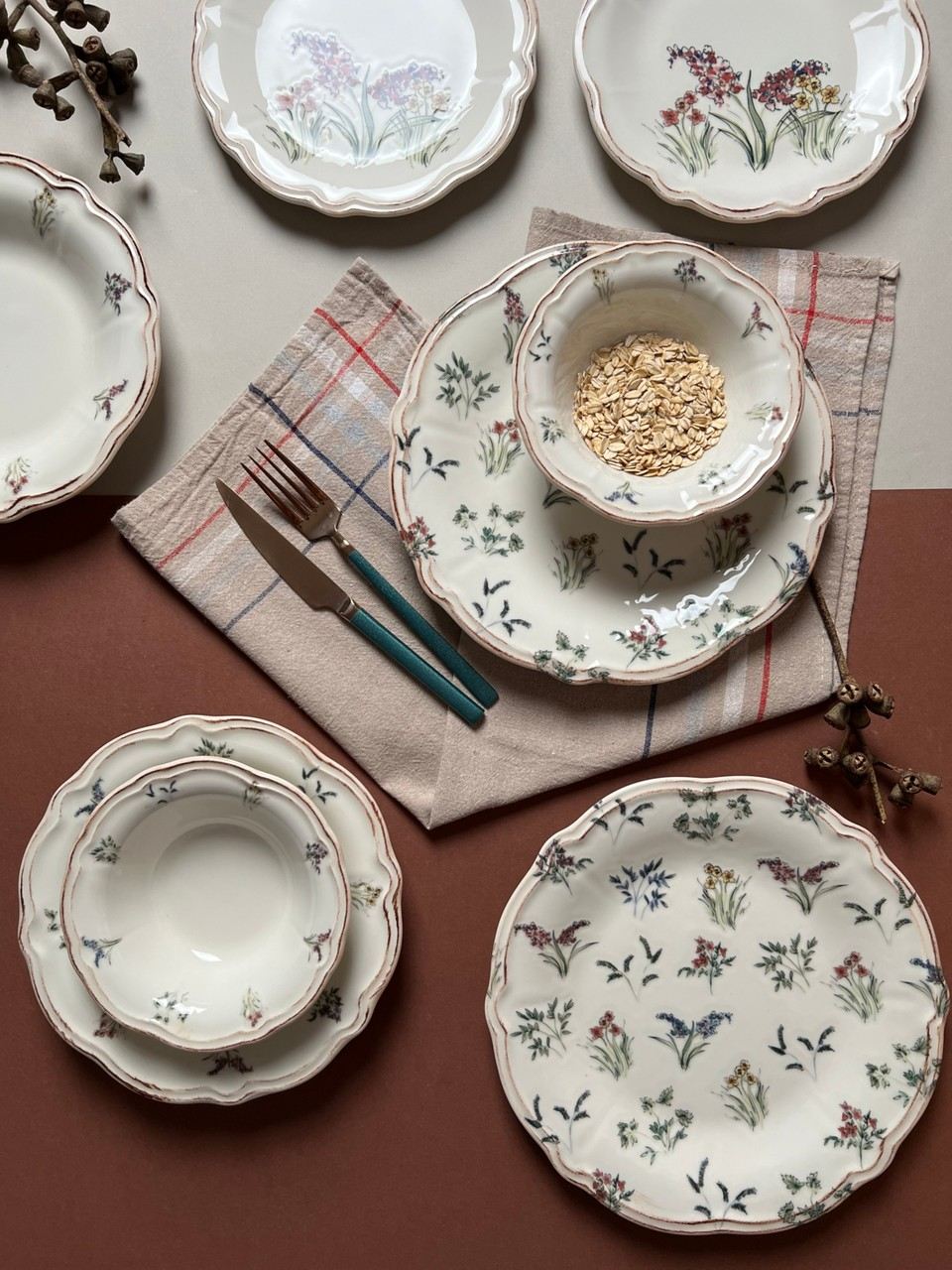 Set za jelo (24 komada) 804, Višebojno
