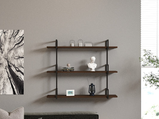 Polica zidna URAS, Uras - Walnut